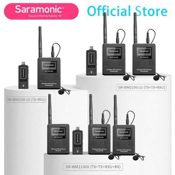 microphones saramonic sr-wm2100x u1 u2 2.4ghz dual wireless lavalier microphone system with usb-c usb-a connector for broadcast meeting tvs
microphones saramonic sr-wm2100x u1 u2 2.4ghz dual wireless lavalier microphone system with usb-c usb-a connector for broadcast meeting tvs