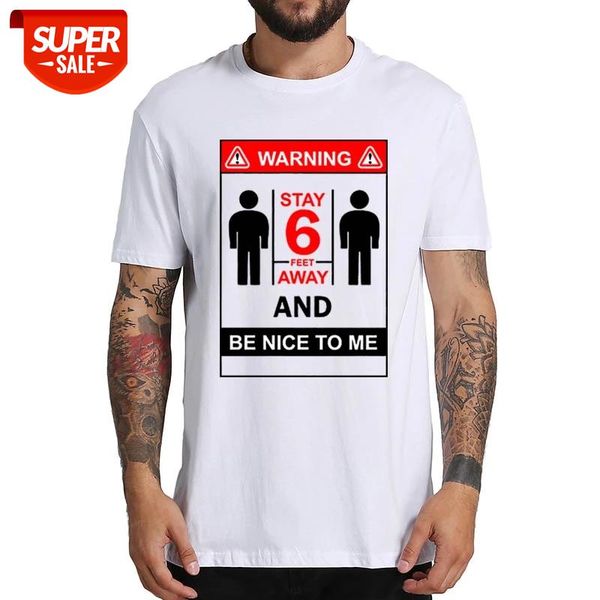 stay 6 feet away t shirt and be nice to me social distancing tshirt eu size 100% cotton basic camisetas crewneck tee #bo7o, White;black
stay 6 feet away t shirt and be nice to me social distancing tshirt eu size 100% cotton basic camisetas crewneck tee #bo7o, White;black