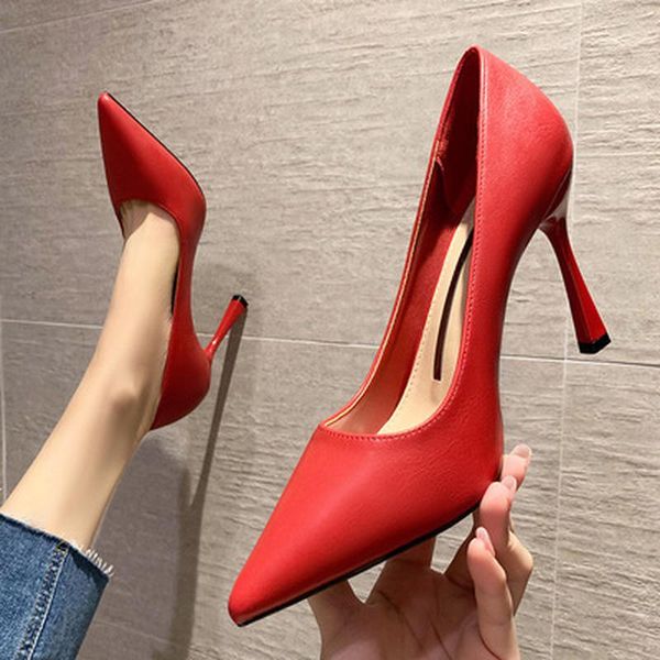 dress shoes elegant classic women pumps for woman solid genuine leather thin heel ladies fashion white nude high heels office, Black
dress shoes elegant classic women pumps for woman solid genuine leather thin heel ladies fashion white nude high heels office, Black
