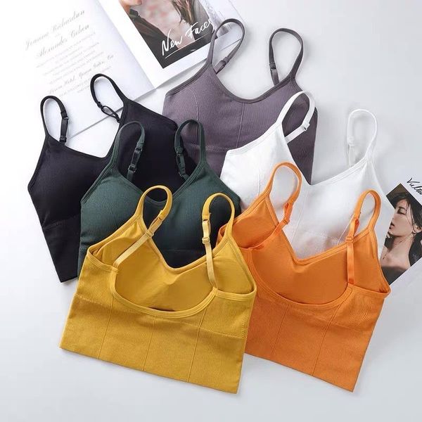 bras women lingerie crop backless bustier padded sports bra push up girls underwear sport top, Red;black
bras women lingerie crop backless bustier padded sports bra push up girls underwear sport top, Red;black