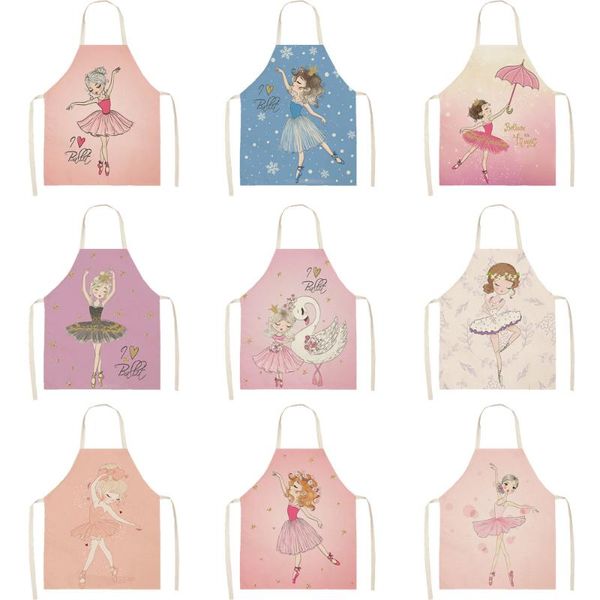 aprons cartoon ballet girl print sleeveless apron kitchen cooking household beautiful for parents and children
aprons cartoon ballet girl print sleeveless apron kitchen cooking household beautiful for parents and children