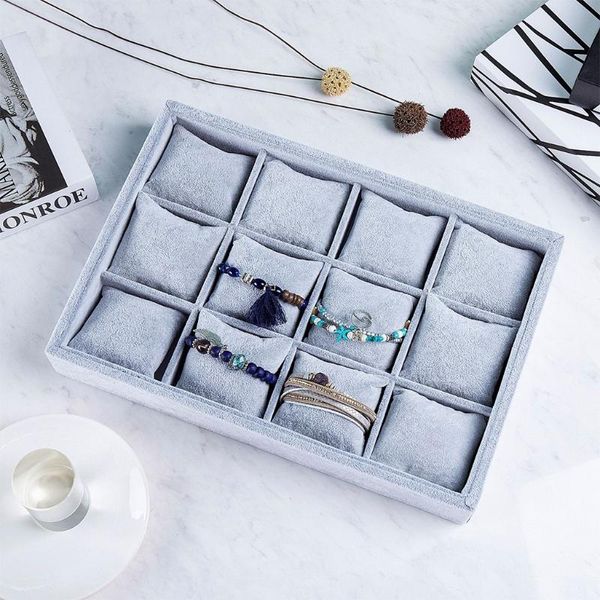 watch boxes & cases jewelry tray organizer bracelet display showcase 12 grid pillows without lid storage holder gifts, Black;blue
watch boxes & cases jewelry tray organizer bracelet display showcase 12 grid pillows without lid storage holder gifts, Black;blue