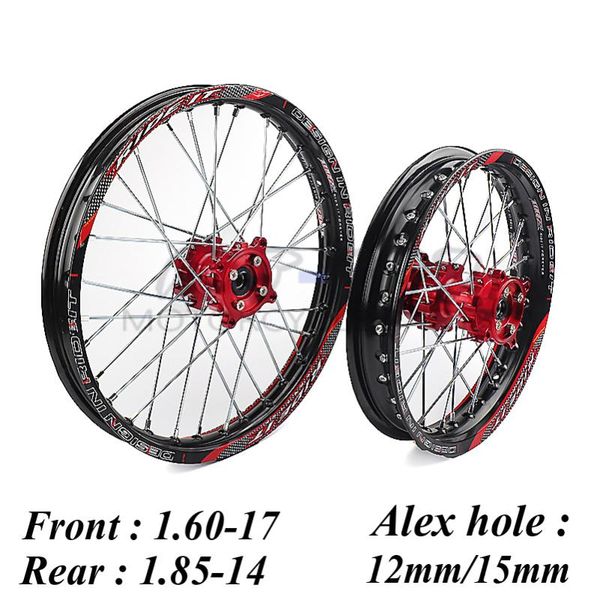 motorcycle wheels & tires front 1.60-17 rear 1.85-14 inch alloy wheel rim with cnc hub for kayo hr-160cc ty150cc dirt pit bike 14/17
motorcycle wheels & tires front 1.60-17 rear 1.85-14 inch alloy wheel rim with cnc hub for kayo hr-160cc ty150cc dirt pit bike 14/17