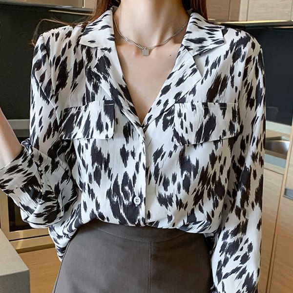long sleeve women shirt v-neck leopard print chiffon blouse shirt blouse women blusas mujer de moda wpomen blusa e569 210602, White
long sleeve women shirt v-neck leopard print chiffon blouse shirt blouse women blusas mujer de moda wpomen blusa e569 210602, White