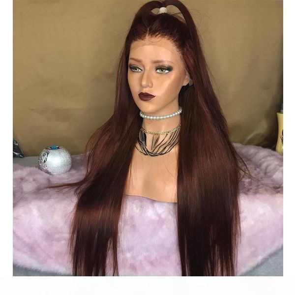 briazilian chestnut brown silky straight full lace wigs with baby hair 360 lace frontal human hair wig 13x6 transparent lace front wigs, Black
briazilian chestnut brown silky straight full lace wigs with baby hair 360 lace frontal human hair wig 13x6 transparent lace front wigs, Black