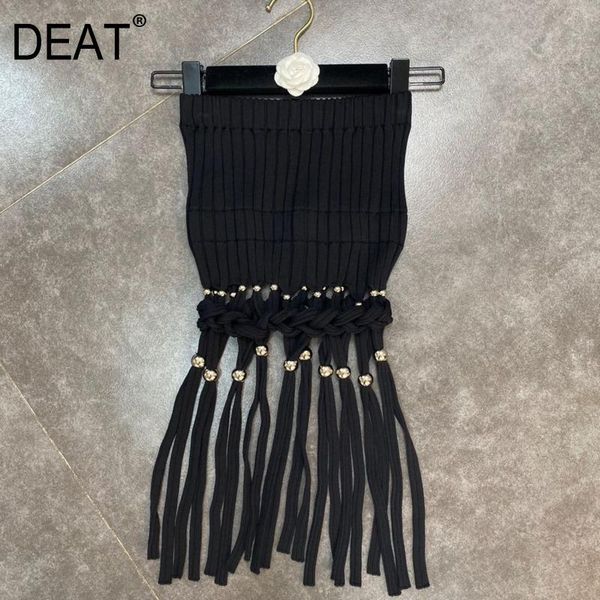 women's t-shirt deat 2021 summer fashion women clothes high waist knitting tassels hollow out slim ws29501l, White
women's t-shirt deat 2021 summer fashion women clothes high waist knitting tassels hollow out slim ws29501l, White