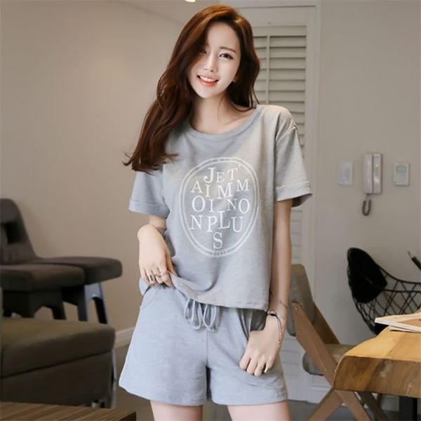fashion summer arrival loose lovely pajamas women short sleeve pijama feminino knitted cotton sleepwear 210527, Black;red
fashion summer arrival loose lovely pajamas women short sleeve pijama feminino knitted cotton sleepwear 210527, Black;red