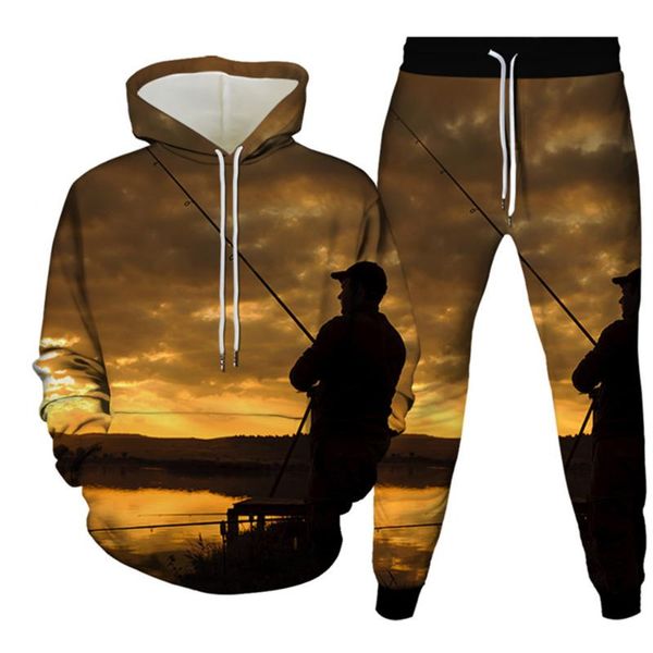 men's tracksuits beautiful natural scenery print men fashion 2pcs tracksuit women sportwear sweatshirt long pants clothing hoodies+trou, Gray
men's tracksuits beautiful natural scenery print men fashion 2pcs tracksuit women sportwear sweatshirt long pants clothing hoodies+trou, Gray