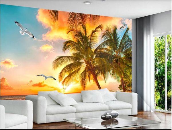 wallpapers custom mural wallpaper 3d beautiful seaside sunrise coconut tree landscape home decor po in the living room
wallpapers custom mural wallpaper 3d beautiful seaside sunrise coconut tree landscape home decor po in the living room