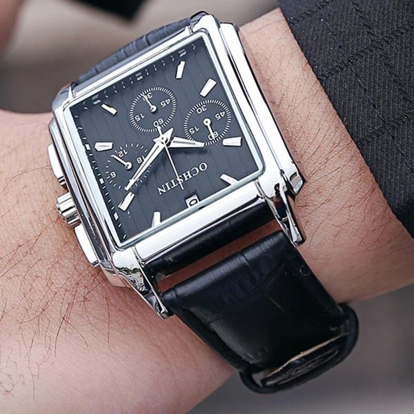 wristwatches reloj 2021 fashion military quartz men watch leather sport watches clock wristwatch relogio masculino saat hodinky, Slivery;brown
wristwatches reloj 2021 fashion military quartz men watch leather sport watches clock wristwatch relogio masculino saat hodinky, Slivery;brown