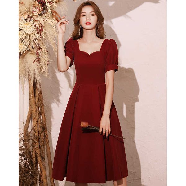 luxury evening dress toast 2021 red thank you banquet evening bride engagement wedding back door slim fit, Black;gray
luxury evening dress toast 2021 red thank you banquet evening bride engagement wedding back door slim fit, Black;gray
