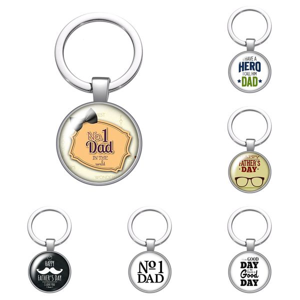 love dad father's day men's glass cabochon keychain bag car key chain ring holder charms silver color keychains for father gifts
love dad father's day men's glass cabochon keychain bag car key chain ring holder charms silver color keychains for father gifts