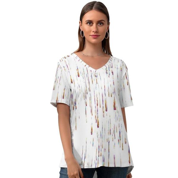 women's t-shirt rain t shirt kawaii ladies street fashion short-sleeve pattern v neck tshirt large size, White
women's t-shirt rain t shirt kawaii ladies street fashion short-sleeve pattern v neck tshirt large size, White