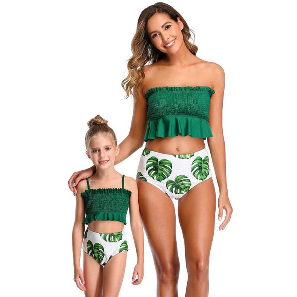 green matching family bathing suit beadeau ruffled cropped high waist swimsuit 3-14 years girls bikini set mommy and me swimwear
green matching family bathing suit beadeau ruffled cropped high waist swimsuit 3-14 years girls bikini set mommy and me swimwear