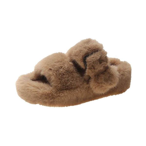 slippers fur women shoes woman outdoor 2021 fluffy flat warm cotton slides flip flops house sandals, Black
slippers fur women shoes woman outdoor 2021 fluffy flat warm cotton slides flip flops house sandals, Black