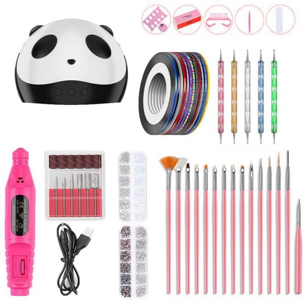 nail art kits uv lamp tools polish gel set diy supplies kit with brush pen electric grinder manicure 1
nail art kits uv lamp tools polish gel set diy supplies kit with brush pen electric grinder manicure 1