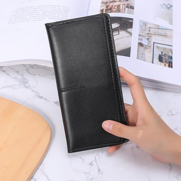 purse korean wallet women's long pure simple thin multi card anti degaussing pocket bag, White
purse korean wallet women's long pure simple thin multi card anti degaussing pocket bag, White