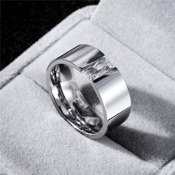 wedding rings fashionable 8mm width mirror set with super bright zircon ring 316 titanium steel ring, exclusive for women, Slivery;golden
wedding rings fashionable 8mm width mirror set with super bright zircon ring 316 titanium steel ring, exclusive for women, Slivery;golden