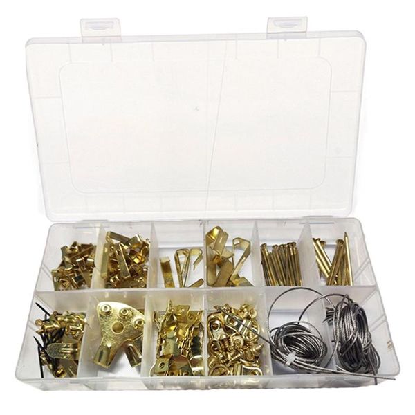 hooks & rails 225pcs nail wall hanging set boxed metal seamless po frame hook wire rope
hooks & rails 225pcs nail wall hanging set boxed metal seamless po frame hook wire rope