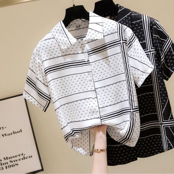 plus size t-shirt nkandby women`s shirts summer striped short sleeve blouse single breasted cover meat all match feminine blusas, Black
plus size t-shirt nkandby women`s shirts summer striped short sleeve blouse single breasted cover meat all match feminine blusas, Black