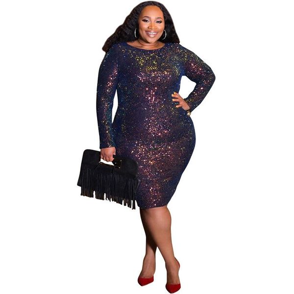 wholesale women long sleeve dresses party night club mini dress bodycon high waist lady plus size sequin dress dropshipping, Black;gray
wholesale women long sleeve dresses party night club mini dress bodycon high waist lady plus size sequin dress dropshipping, Black;gray