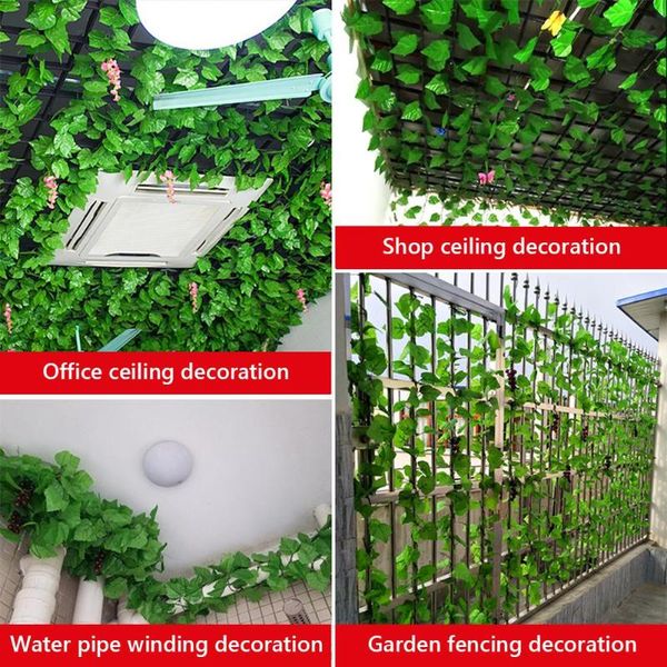 decorative flowers & wreaths 230cm silk ivy plants vine artificial leaves plant decor wall hanging grape bunch of grapes office fake greener
decorative flowers & wreaths 230cm silk ivy plants vine artificial leaves plant decor wall hanging grape bunch of grapes office fake greener