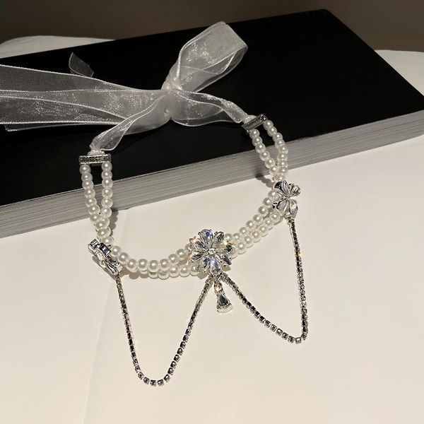 pendant necklaces lovoacc luxury shiny rhinestone pearls choker necklace for women white mesh bowknot flower korean jewelry, Silver
pendant necklaces lovoacc luxury shiny rhinestone pearls choker necklace for women white mesh bowknot flower korean jewelry, Silver