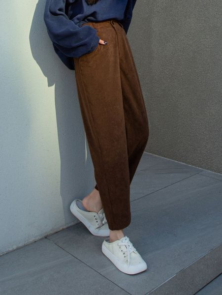 dazy high waist slant pockets corduroy pants 315s#, Black;white
dazy high waist slant pockets corduroy pants 315s#, Black;white