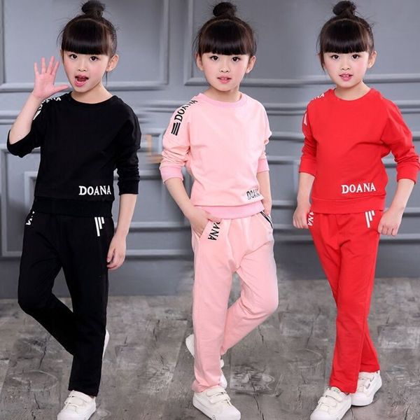 autumn spring girls long sleeve shirts + pants suits sports children's clothing sets teen kids clothes 6 8 9 10 12 year, White
autumn spring girls long sleeve shirts + pants suits sports children's clothing sets teen kids clothes 6 8 9 10 12 year, White