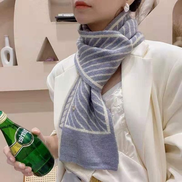 scarves south korea east gate autumn winter small scarf metal buckle knitting wool yarn fashion female versatile decorative, Blue;gray
scarves south korea east gate autumn winter small scarf metal buckle knitting wool yarn fashion female versatile decorative, Blue;gray