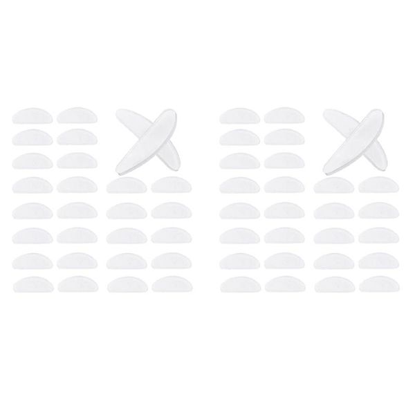 sunglasses frames 36 pairs eyeglasses nose pads glasses adhesive silicone anti-slip nosepads for eyeglass (transparent, 1.5mm), Silver
sunglasses frames 36 pairs eyeglasses nose pads glasses adhesive silicone anti-slip nosepads for eyeglass (transparent, 1.5mm), Silver