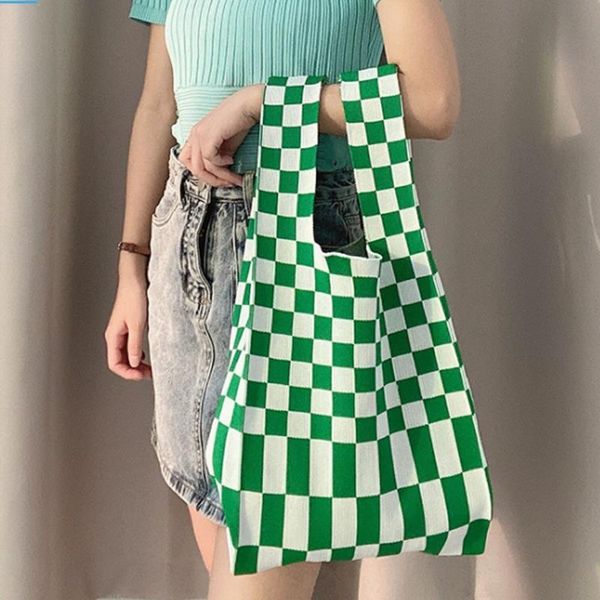 evening bags red and green contrast checkered knitted single shoulder handbag woven bag underarm wrist
evening bags red and green contrast checkered knitted single shoulder handbag woven bag underarm wrist