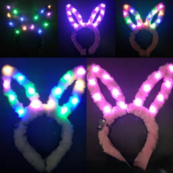 party decoration 10pcs children girl women headwear led luminous plush color feather glowing ears headbands costume
party decoration 10pcs children girl women headwear led luminous plush color feather glowing ears headbands costume