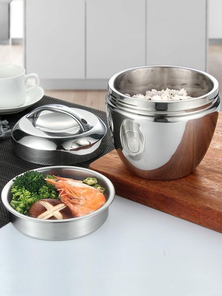 dinnerware sets stainless steel lunch box student portable insulation anti-scalding rice bowl round container
dinnerware sets stainless steel lunch box student portable insulation anti-scalding rice bowl round container