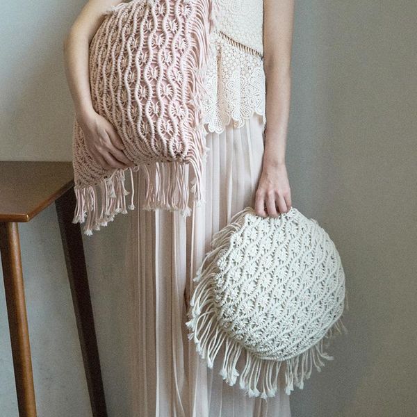 cushion/decorative pillow morocco pure handmade bed bohemian home decorative sofa cushion rope macrame fringes soft chair throw round square
cushion/decorative pillow morocco pure handmade bed bohemian home decorative sofa cushion rope macrame fringes soft chair throw round square
