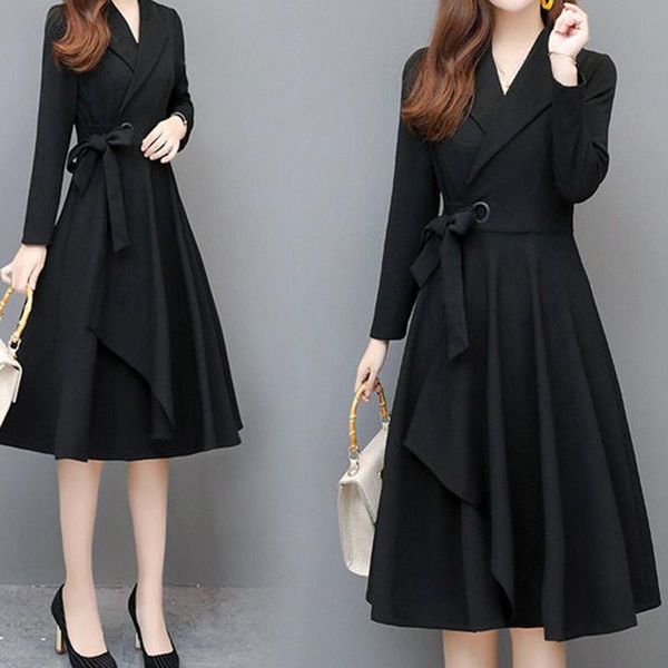 women's trench coats 2021 autumn korean chiffon windbreaker women mid-length fashion large size casual ladies skirt type jacket coat, Tan;black
women's trench coats 2021 autumn korean chiffon windbreaker women mid-length fashion large size casual ladies skirt type jacket coat, Tan;black