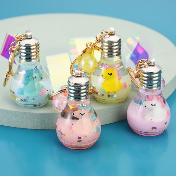 2021 fashion keychain cartoon doll unicorn keychain acrylic oil bulb pendant small gift, Silver
2021 fashion keychain cartoon doll unicorn keychain acrylic oil bulb pendant small gift, Silver