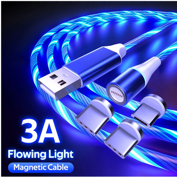 3a flowing light led magnetic cable micro usb type c cable fast charger data cables type c cable for samsung with opp bag
3a flowing light led magnetic cable micro usb type c cable fast charger data cables type c cable for samsung with opp bag