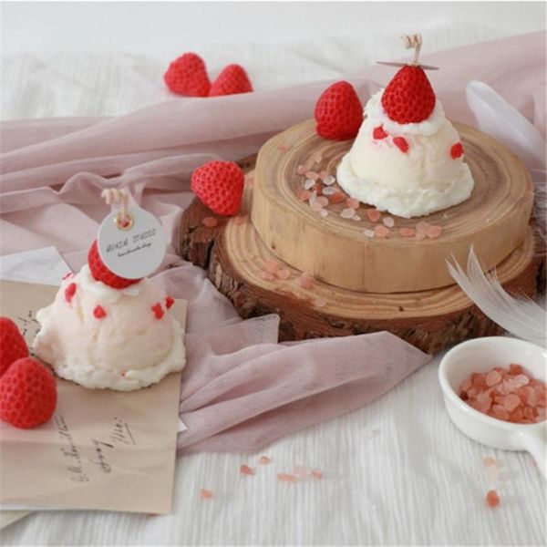strawberry ice cream ball candle lovely birthday gift handmade candle korean ins style ornament,creative
strawberry ice cream ball candle lovely birthday gift handmade candle korean ins style ornament,creative