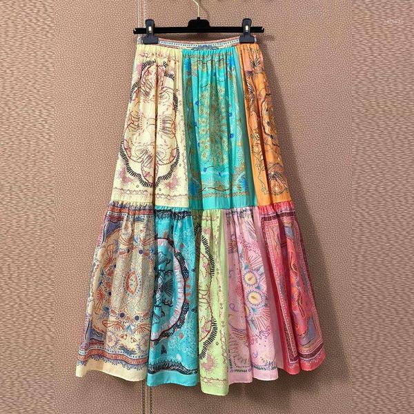 summer women cotton vintage printed long skirts female fashion a-line maxi skirt y482, Black
summer women cotton vintage printed long skirts female fashion a-line maxi skirt y482, Black
