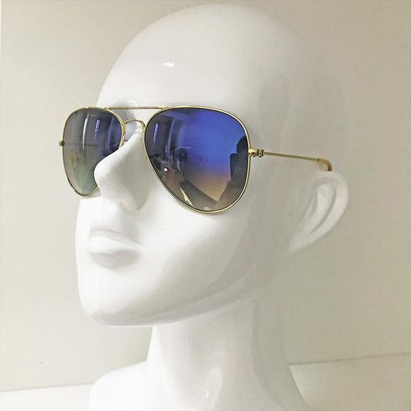 women classic sunglasses designer men glasses 3025 gold frame blue gradient lens 58 mm 135, White;black
women classic sunglasses designer men glasses 3025 gold frame blue gradient lens 58 mm 135, White;black