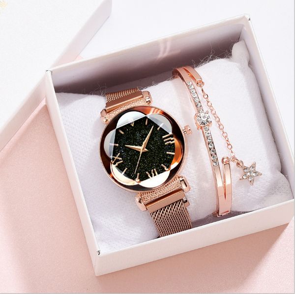 mulilai brand starry sky luminous quartz beautiful womens watches comfortable magnetic mesh band flower dial ladies luxury delicate watch, Slivery;brown
mulilai brand starry sky luminous quartz beautiful womens watches comfortable magnetic mesh band flower dial ladies luxury delicate watch, Slivery;brown