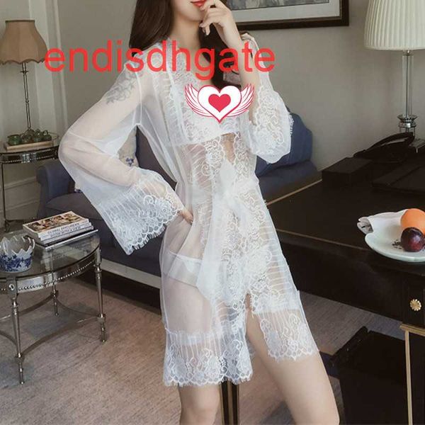transparent underwear women's mesh uniform temptation lace pajamas open file perspective nightdress three, Black;white
transparent underwear women's mesh uniform temptation lace pajamas open file perspective nightdress three, Black;white