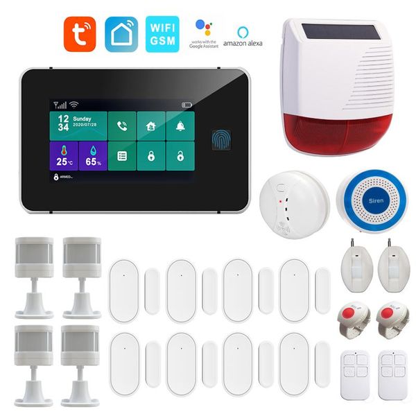 alarm systems tuya smartlife app remote control wireless 433mhz wifi gsm home burglar system 4.3 inch touch panel support google
alarm systems tuya smartlife app remote control wireless 433mhz wifi gsm home burglar system 4.3 inch touch panel support google