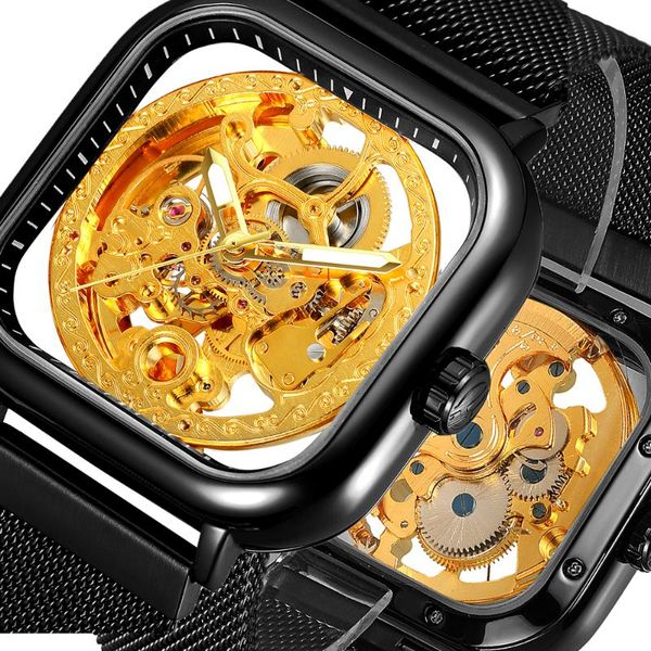 wristwatches relogio masculino forsining waterproof square men's automatic mechanical male skeleton wrist watches gift for men, Slivery;brown
wristwatches relogio masculino forsining waterproof square men's automatic mechanical male skeleton wrist watches gift for men, Slivery;brown