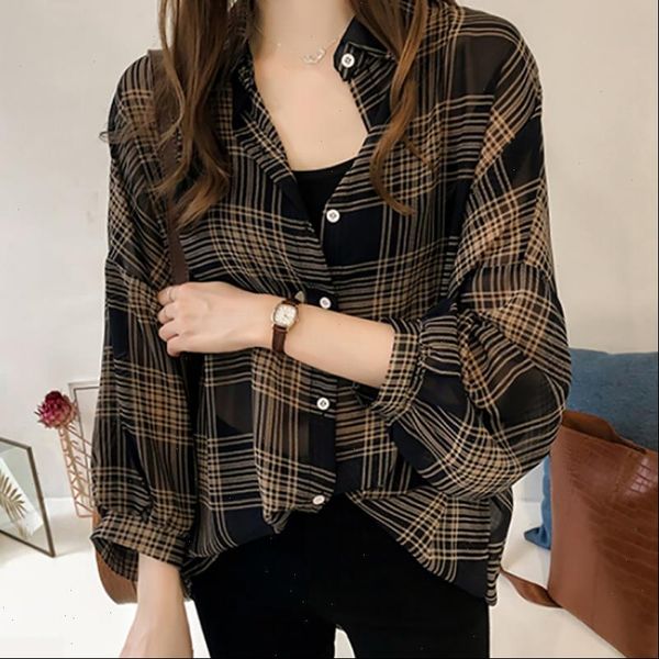 batwing sleeve chiffon blouses chic plaid shirts women autumn casual chemise femme tartan blusas mujer plus size, White
batwing sleeve chiffon blouses chic plaid shirts women autumn casual chemise femme tartan blusas mujer plus size, White