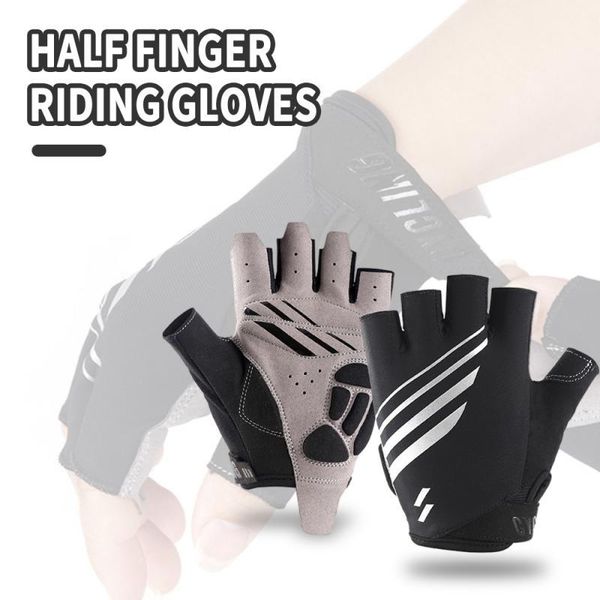 cycling gloves 1 pair mesh elastic riding fitness half finger men women windproof moisture-absorb breathable sweat-proof sports, Black
cycling gloves 1 pair mesh elastic riding fitness half finger men women windproof moisture-absorb breathable sweat-proof sports, Black