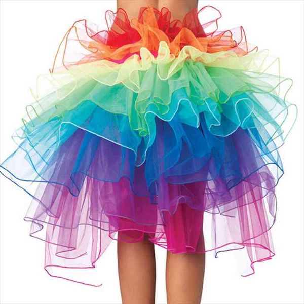 rainbow neon tutu rave womens skirt party dance half bustle burlesque clubwear, Black
rainbow neon tutu rave womens skirt party dance half bustle burlesque clubwear, Black