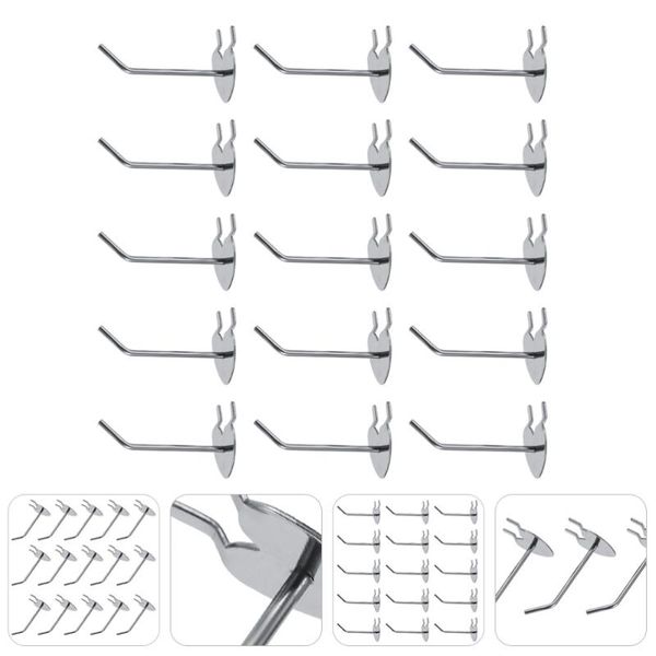 hooks & rails 1 set 40pcs durable hanging wire peg board (silver)
hooks & rails 1 set 40pcs durable hanging wire peg board (silver)