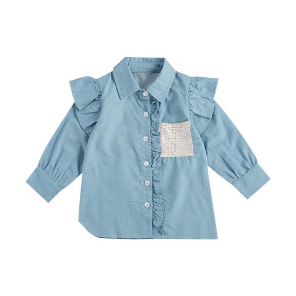 coat focusnorm 2-7y kids baby girls fashion trench long sleeve shiny rhinestone pocket single breasted top, Blue;gray
coat focusnorm 2-7y kids baby girls fashion trench long sleeve shiny rhinestone pocket single breasted top, Blue;gray